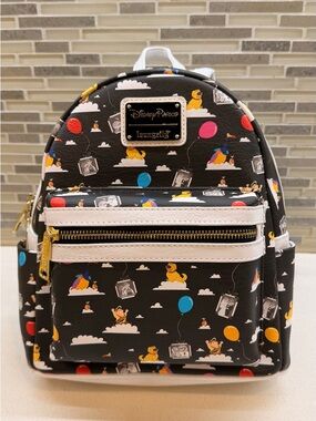 Disney Parks Loungefly Black up Mini Backpack